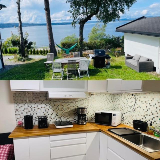 Nice Apartment With1 Bedroom Separate Living Room With A Sofa Bed And A Tiny Kitchen A Bathroom Located In Nordstrand Near By The Sea For 3 Guests With A Garden And Grill 5 Extra Guests With Extra Cost In The Cabin With Sea View Just Outside The Apar ออสโล ภายนอก รูปภาพ