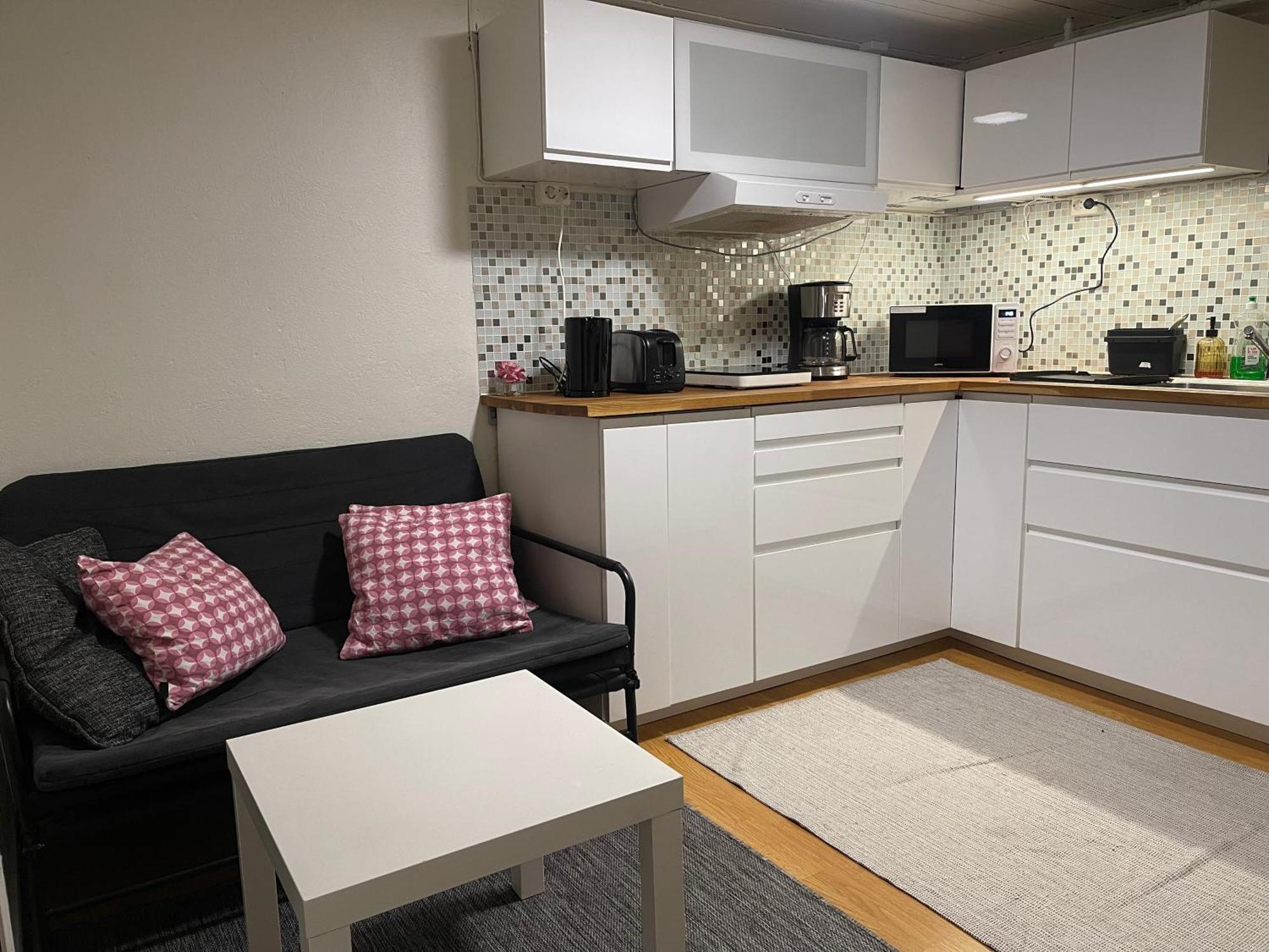 Nice Apartment With1 Bedroom Separate Living Room With A Sofa Bed And A Tiny Kitchen A Bathroom Located In Nordstrand Near By The Sea For 3 Guests With A Garden And Grill 5 Extra Guests With Extra Cost In The Cabin With Sea View Just Outside The Apar ออสโล ภายนอก รูปภาพ